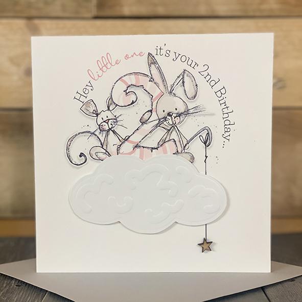Tracey Russell 2nd Birthday Card - CC03