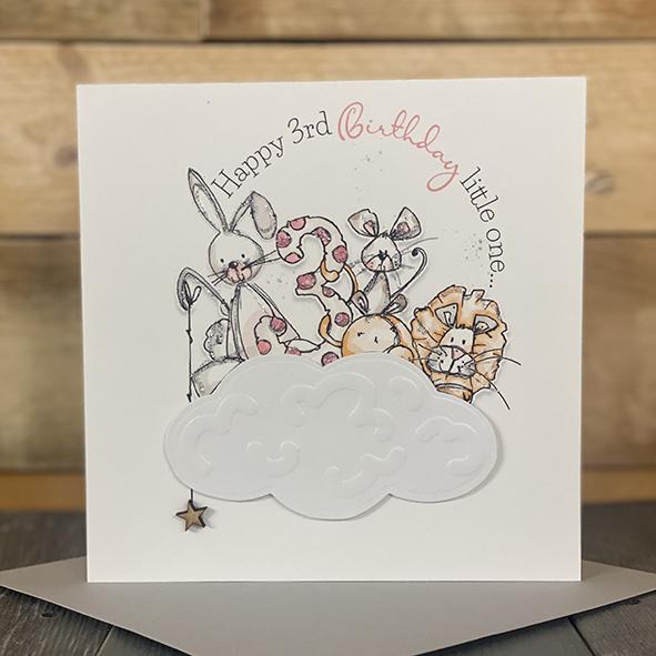 Tracey Russell 3rd Birthday Card - CC05