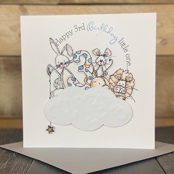 Tracey Russell 3rd Birthday Card - CC06