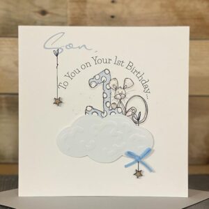 Tracey Russell Son 1st Birthday Card - CCL05