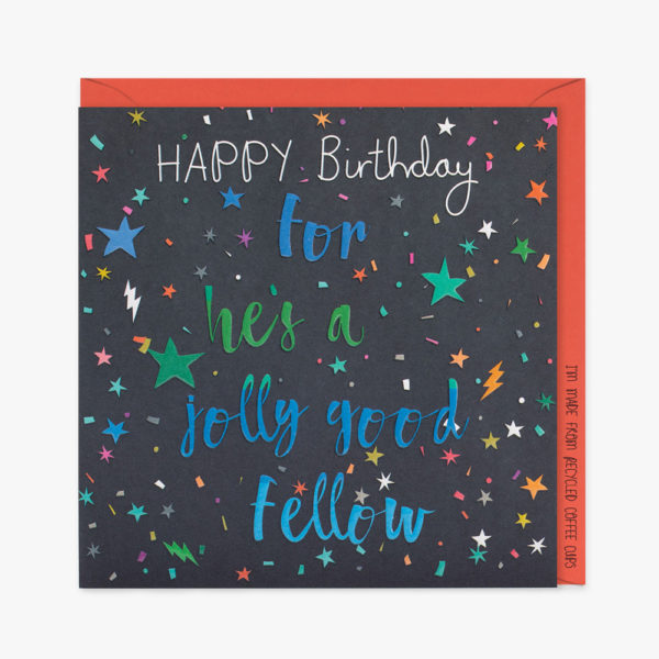 Belly Button Designs Jolly Good Fellow Birthday Card EDE104