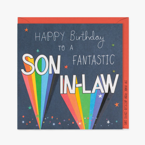 Belly Button Son In Law Birthday Card - EDE114