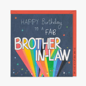 Belly Button Brother In Law Birthday Card - EDE117