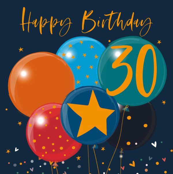 Belly Button 30th Birthday Card - ELB04
