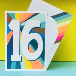 Paper Salad 16th Birthday Card - JA21130
