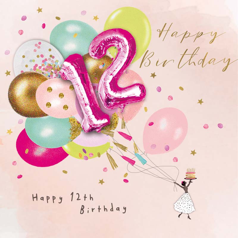 Hammond Gower 12th Birthday Card - LL180