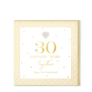 Mad Dots Pearl Anniversary Card - MDW28