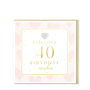 Mad Dots 40th Birthday Card - MDX40
