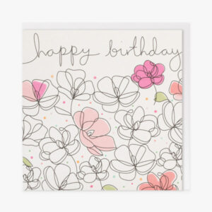 Belly Button Designs Flower Birthday Card MOE05