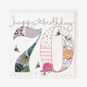 Belly Button Designs 70th Card MOE63