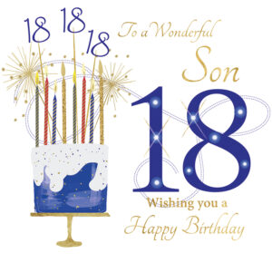 Rush Design Son 18th Birthday Card - NW63