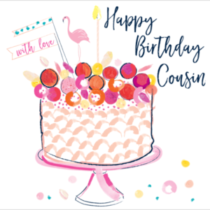 Katie Phythian Cousin Birthday Card - PB247