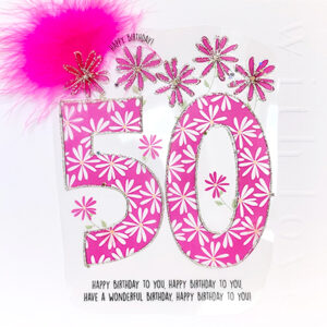 Wendy Jones-Blackett 50th Birthday Card CN1772