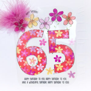 Wendy Jones-Blackett 65th Birthday Card CN1774