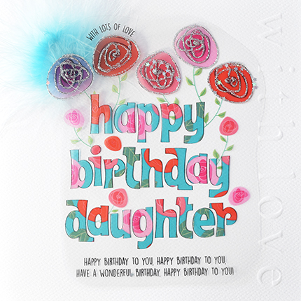 Wendy Jones-Blackett Daughter Birthday Card CN1783