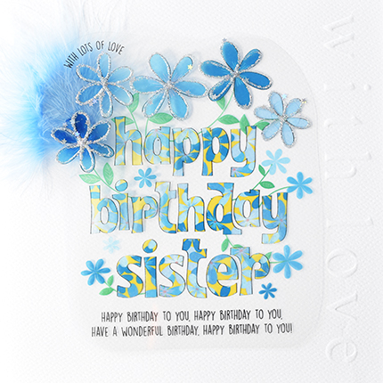 Wendy Jones-Blackett Sister Birthday Card - CN1785