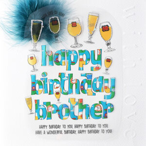 Wendy Jones-Blackett Brother Birthday Card - CN1786