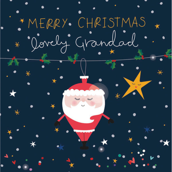 Belly Button Designs Grandad Christmas Card - EDX19