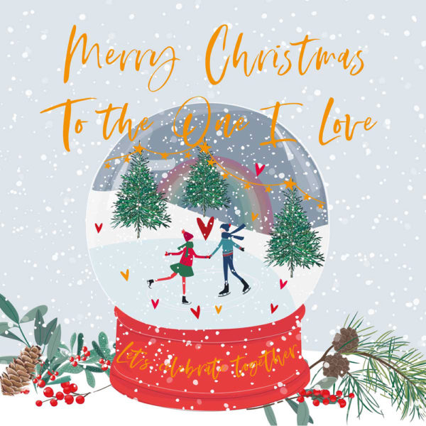 Belly Button Designs One I Love Christmas Card - ELX147