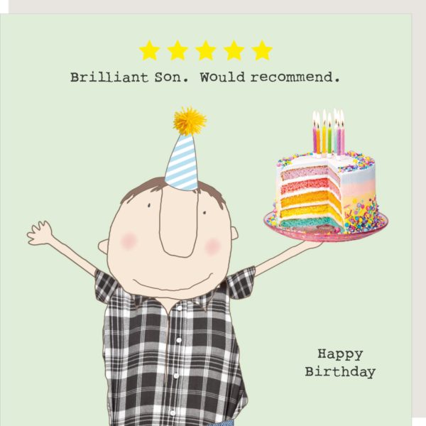 Rosie Made A Thing Son Birthday Card FSR04