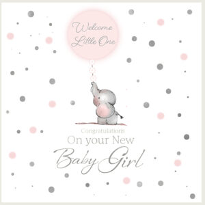Rush Design Baby Girl Card - FT01