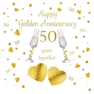 Rush Design Golden Anniversary Card - FT45