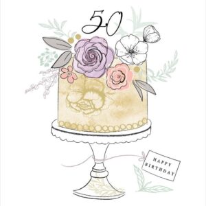 Katie Phythian 50th Birthday Card - RE20