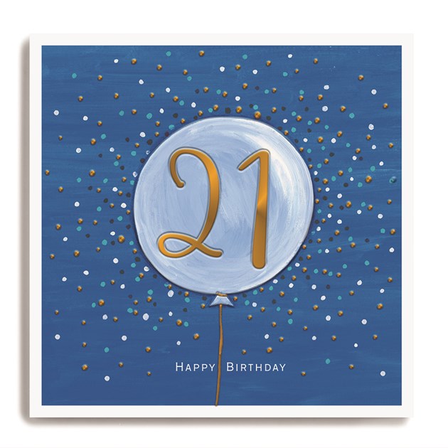 Janie Wilson 21st Birthday Card - SDLA38