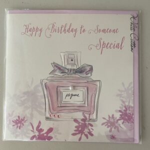 White Cotton Someone Special Birthday Card - VN134