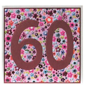 Paper Salad 60th Birthday Card - JJ1841