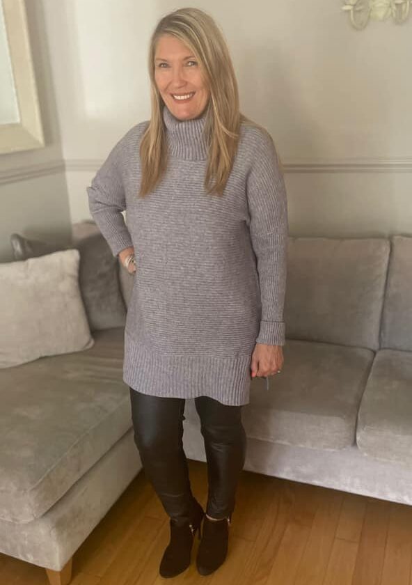 Margot Oversized Cowl Neck Jumper - Camel - Image 3