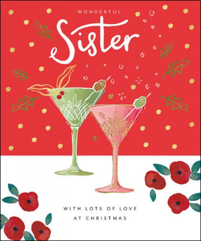 Woodmansterne Sister Christmas Card 474392