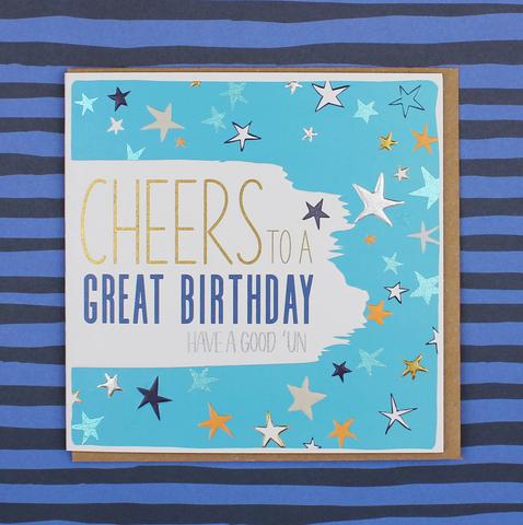 Molly Mae Cheers To A Great Birthday Card BS15