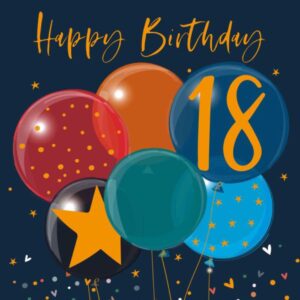 Belly Button 18th Birthday Card - ELB02