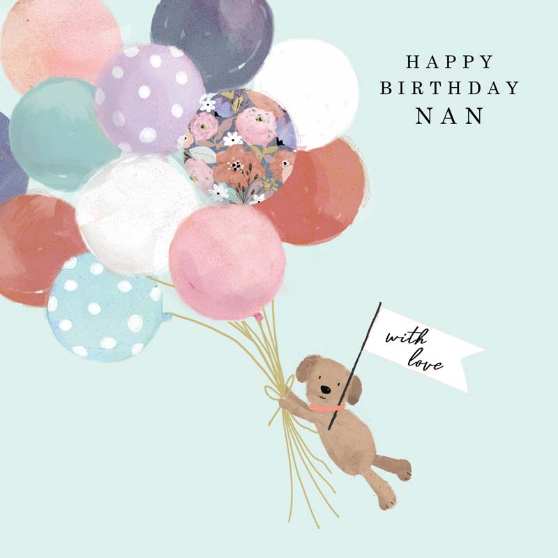 Hammond Gower Nan Birthday Card - FNC032
