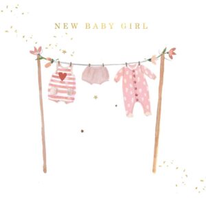 Hammond Gower Baby Girl Card - MEL007