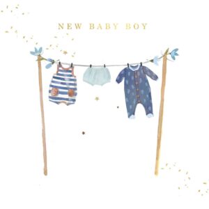 Hammond Gower Baby Boy Card - MEL008