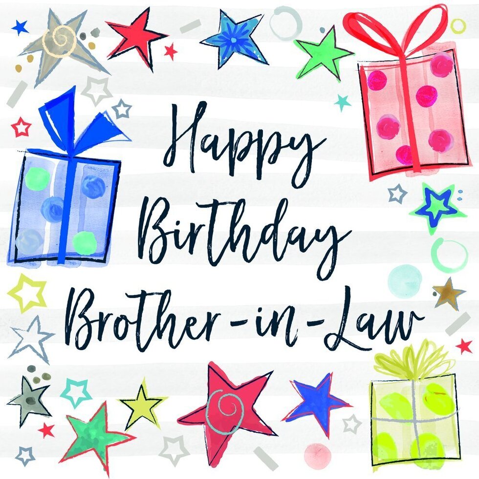 Katie Phythian Brother In Law Birthday Card - PB131