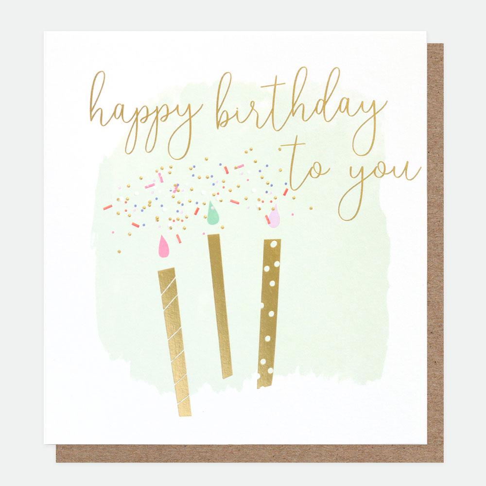 Think Of Me Happy Birthday To You Card PPU006
