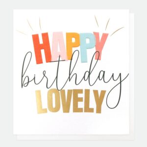 Caroline Gardner Happy Birthday Lovely Card RIS001