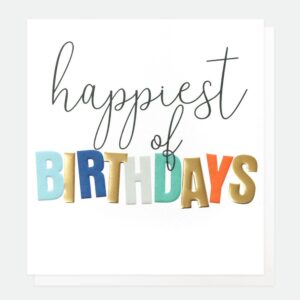 Caroline Gardner Happiest Of Birthdays Card RIS007