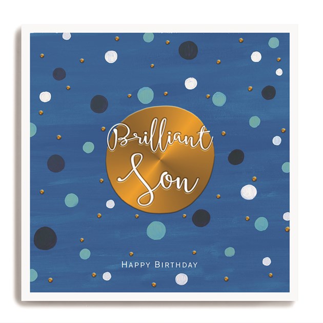Janie Wilson Son Birthday Card - SDLA17