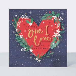 Rachel Ellen One I Love Christmas Card - XBER04
