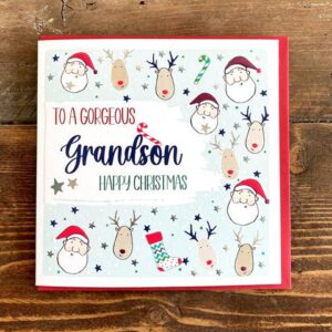 Molly Mae Grandson Christmas Card - XBS09
