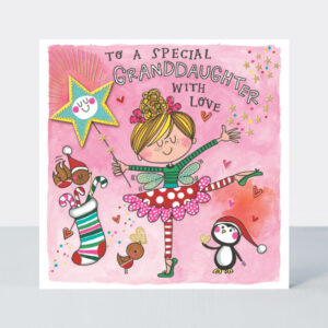 Rachel Ellen Granddaughter Christmas Card - XCHAT01
