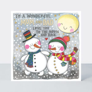 Rachel Ellen Mum & Dad Christmas Card - XCHAT07