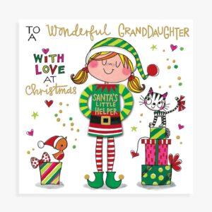 Rachel Ellen Granddaughter Christmas Card - XWOOL1
