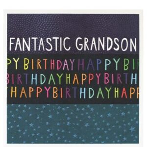 Paper Salad Grandson Birthday Card - JJ1859