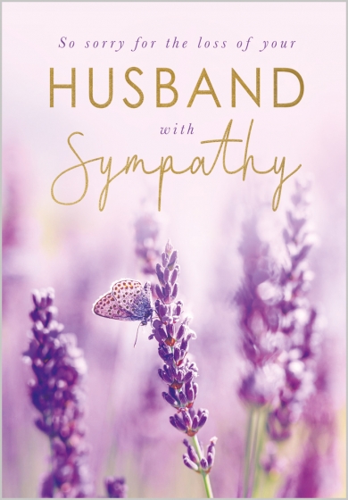 Abacus Loss Of Husband Sympathy Card - 13060