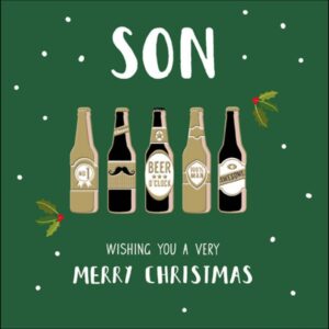 Woodmansterne Son Christmas Card - 474316